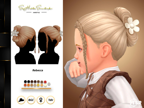 Sims 4 — SHS_Rebecca_ToddlerHair.package by sehablasimlish — Hope you like it and enjoy it. Maxis Match