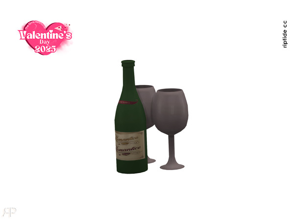 Sims 4 — Riptide- CC Cupids Enchantment Collection Romantic Champagne by Riptidecc — The Cupids Enchantment Collection is