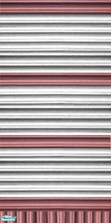 Sims 2 — Trailer Park Siding - Pink/White Stripe by Srforests — The perfect siding to decorate your trailer! by SRF. IN