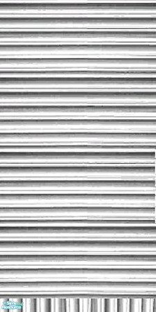 Sims 2 — Trailer Park Siding - White by Srforests — The perfect siding to decorate your trailer! by SRF. In Bleach White.