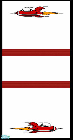 Sims 2 — \'My Little Starship\' Bedroom Collection: Wall Border by shadow66 — From \'My Little Starship\' Bedroom