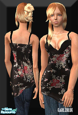 Sims 2 — e2b_set002_satin overskirt recolor 1 by earl2blue — The correct version of satin recolor 1 Try this set of satin