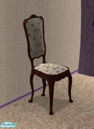 Sims 2 — Merlot Living - Chair by Riverwillows — Cool muted purples and violets make up this lovely Victorian style