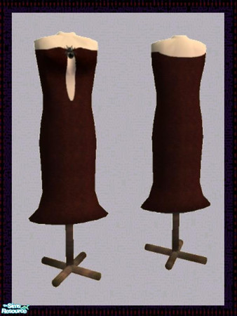 Sims 2 — Entity Clothing Mannequins - 01RB by NewSimSimGirl — Created for the HH project. Female Dress.
