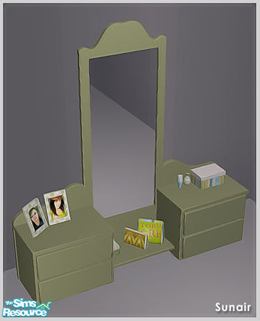Sims 2 — Sunair T660 NCE Floor Mirror (nature) by Sunair — Sunair T660 NCE Floor Mirror (nature) of NCE Girls Room -