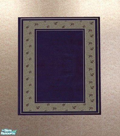 Sims 2 — Merlot Living - Rug by Riverwillows — Cool muted purples and violets make up this lovely Victorian style living