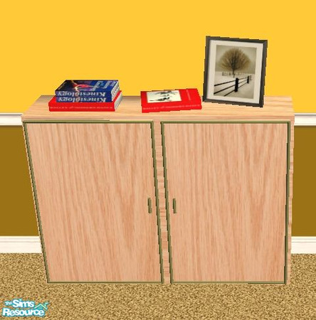 Sims 2 — TC-86 Jolly Pastel Living Room Recolor- Bookcase by mom_of2boyz — This is a recolor of the Bookcase from the