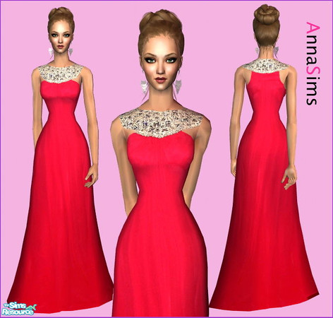Sims 2 — 3 Adult Formal Dresses by Anna - 1 by annasims2 — 3 Adult Formal Dresses by Anna - 1