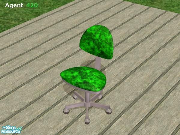 Sims 2 — Putrid Acid Soaked Office Chair by Agent420 — The demons from the latest First-Person Shooter you've been
