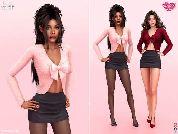 Sims 4 — [Date Look] Classic Mini Skirt MC611 by Mermalade — New Mesh