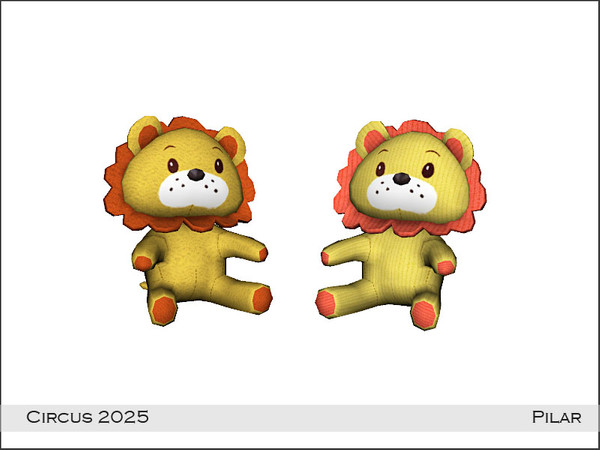 Sims 4 — Pilar Circus2025 Lion by Pilar — Cheerful theme for children's bedrooms