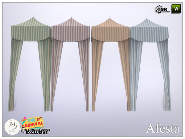 Sims 4 — The carnival Afesta kids bed part2 by jomsims — Step into the softness and magic of the carnival with Afesta, a