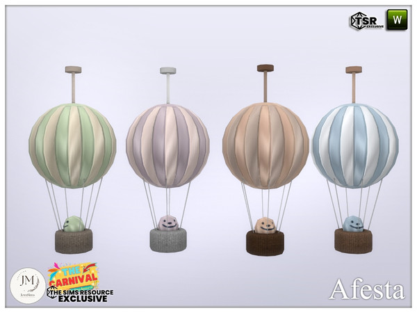 Sims 4 — The carnival Afesta kids ceiling deco by jomsims — Step into the softness and magic of the carnival with Afesta,