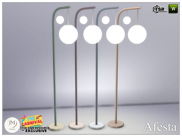 Sims 4 — The carnival Afesta kids floor lamp by jomsims — Step into the softness and magic of the carnival with Afesta, a