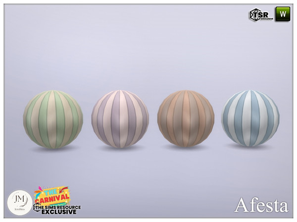 Sims 4 — The carnival Afesta kids baloon deco by jomsims — Step into the softness and magic of the carnival with Afesta,