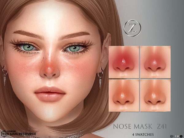 Sims 4 — NOSE MASK Z41 by ZENX — Base Game