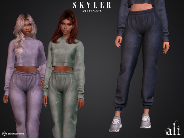 Sims 4 — SKYLER sweatpants by ali1 — Sweatpants