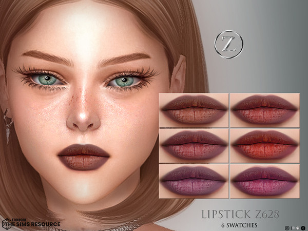 Sims 4 — LIPSTICK Z628 by ZENX — Base Game