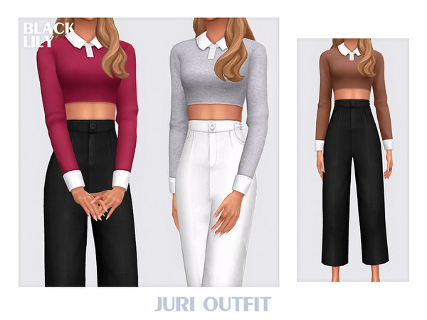Sims 4 — Juri Outfit by Black_Lily — YA, A, Teen