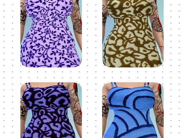 Sims 4 — Shoe simka fd5.package by Simsska — Dress 7 Swatches