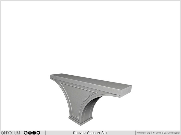 Sims 4 — Denver Decorative Arch by Onyxium — Onyxium@TSR Design Workshop Construction Decor Collection - Belong To The