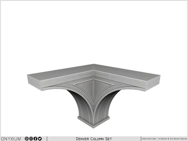 Sims 4 — Denver Decorative Arch Corner by Onyxium — Onyxium@TSR Design Workshop Construction Decor Collection - Belong To
