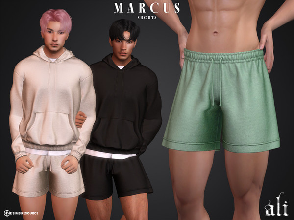Sims 4 — MARCUS shorts by ali1 — Shorts