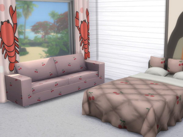 Sims 4 — Base game squarely there sofa - recolour by WinterWildsSims — The base game Squarely There modern sofa