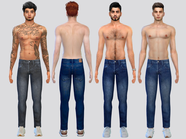 Sims 4 — Bran Denim Jeans by McLayneSims — TSR EXCLUSIVE
