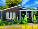 Sims 4 — The Solace Home by Aurielynn — This modern 3-bedroom, 1-bathroom house offers a perfect blend of comfort, style,