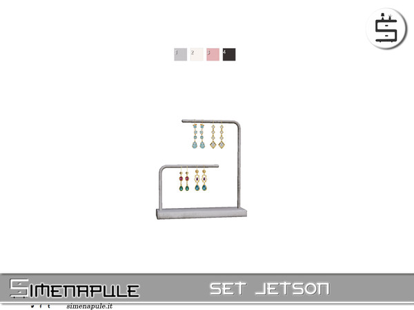 Sims 4 — Set Jetson - Earring Organizer by Simenapule — Set JetsonSet JetsonSet JetsonSet Jetson