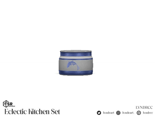Sims 4 — (LVNDR)Eclectic Kitchen Ceramic Retro Jar by LVNDRCC — Small set of various ceramic and metal kitchen