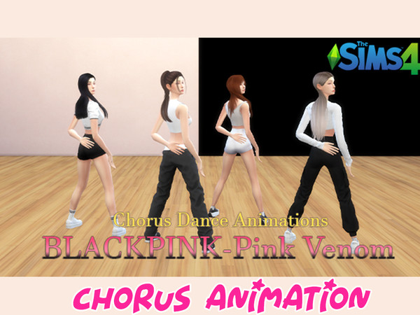 Sims 4 — BLACKPINK - 'Pink Venom' Dance Cover Animation by Marilyly22 — Do you like my Animations? Support me on Patreon