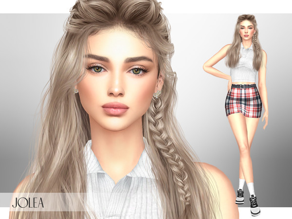 Sims 4 — Allie Oates by Jolea — If you want the Sim to look the same as in the pictures you need to download all the CC