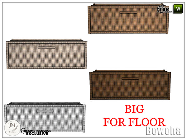 Sims 4 — Bowoha bedroom deco trunk by jomsims — Bowoha bedroom