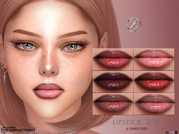 Sims 4 — LIPSTICK Z639 by ZENX — Base Game