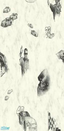 Sims 2 — Racing Wallpaper by FluffyAuntyDi — Racing Wallpaper for your sims kids walls Enjoy!