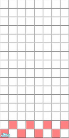 Sims 2 — Big White Tiles - Pink Bottom by Arduinna — 