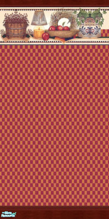 Sims 2 — Red Plaid and Apples by darci321 — There is something about apples and red plaid...or is it just wanting a piece