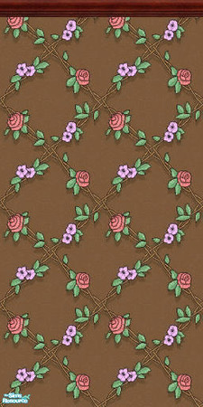 Sims 2 — D2DTC 14 - Wall paper Top by D2Diamond — This is based off the TSR Object Texture Challenge #14. Don't forget to