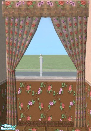 Sims 2 — D2DTC 14 - Veil of Dreams Curtains by D2Diamond — This is based off the TSR Object Texture Challenge #14. Don't