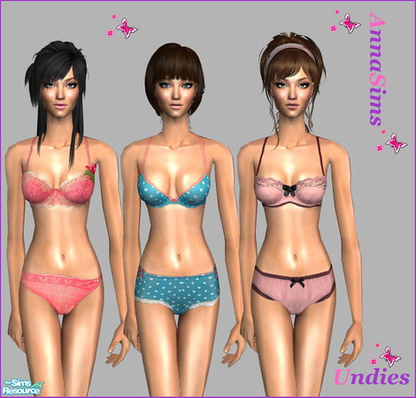 Sims 2 — 3 New Adult Undies by Anna by annasims2 — 3 New Adult Undies by Anna