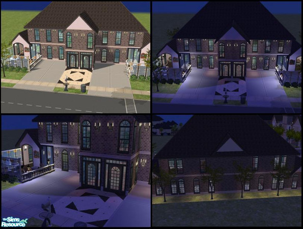 Sims 2 — Regency Dorm by kc922 — Dorm with 4 double bedrooms, each with a private bathroom and dressing area. Enjoy the