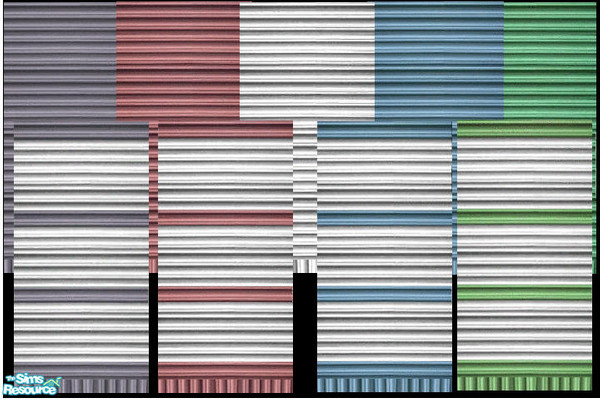 Sims 2 — Trailer Park Siding by Srforests — The perfect siding to decorate your trailer! by SRF.