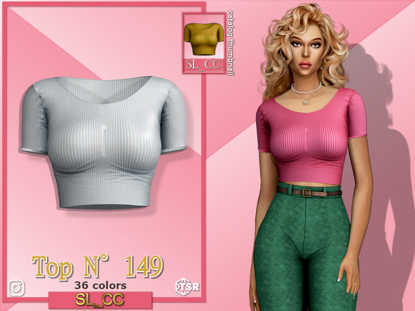 Sims 4 — SL_Top_149 by Mona — -New mesh-
