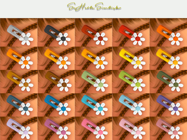 Sims 4 — SHS_KirstenHair_AccClip.package by sehablasimlish — Hope you like it and enjoy it. Maxis Match