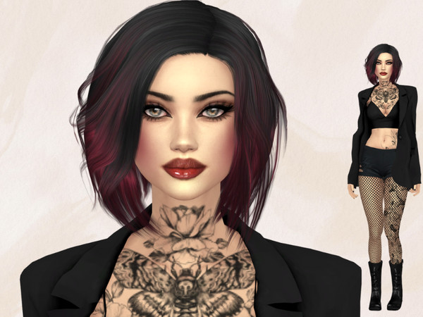 Sims 4 — Jana Hook by grinchk7 — If you want the Sim to look the same as in the pictures you need to download all the CC