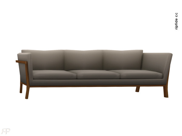 Sims 4 — Riptide CC Mid-Century Harmony Collection Three-Seater Sofa by Riptidecc — The Mid-Century Harmony Collection