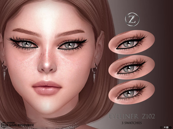 Sims 4 — EYELINER Z102 by ZENX — Base Game