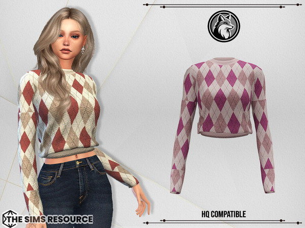 Sims 4 — Lilly Sweater by ForLima — 2 Colors